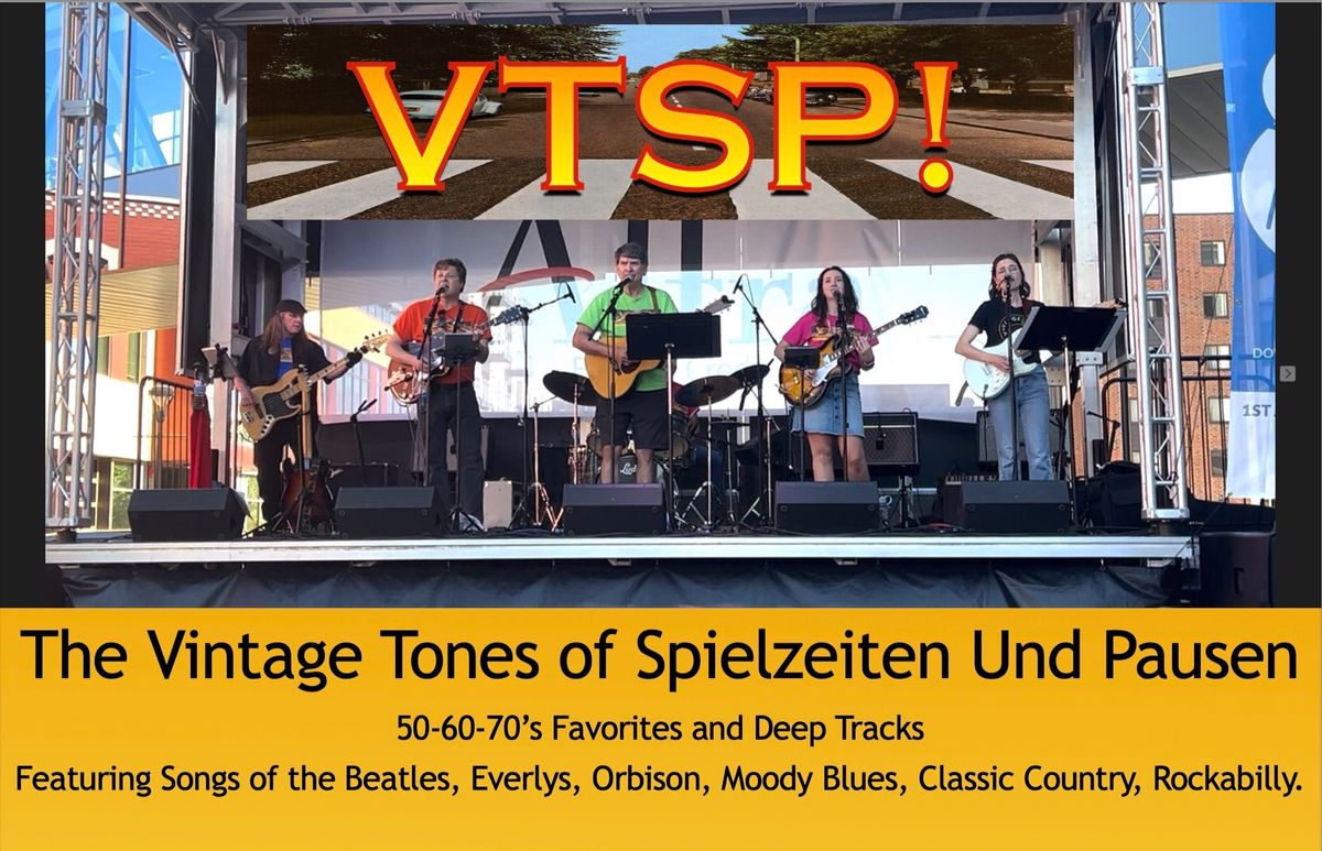 The Vintage Tones of Spielzeiten Und Pausen perform at Rochester Eagles Club Feb 14, 2025 6 pm-9 pm.