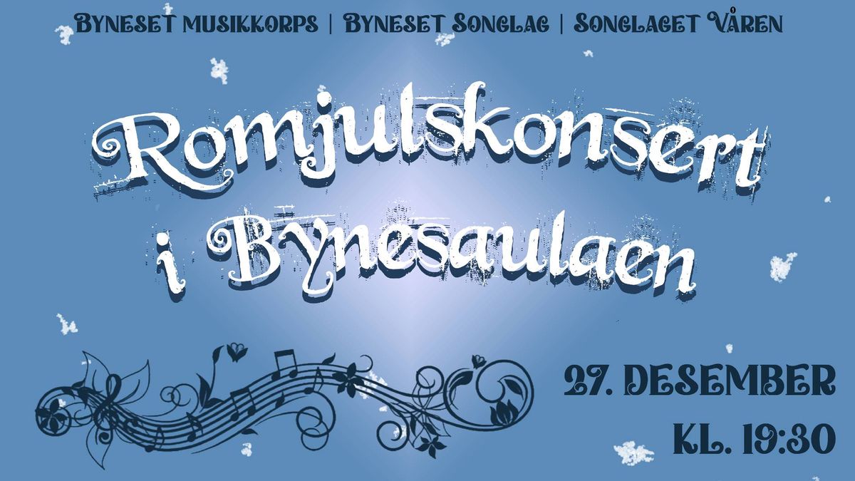 Romjulskonsert i Bynesaulaen