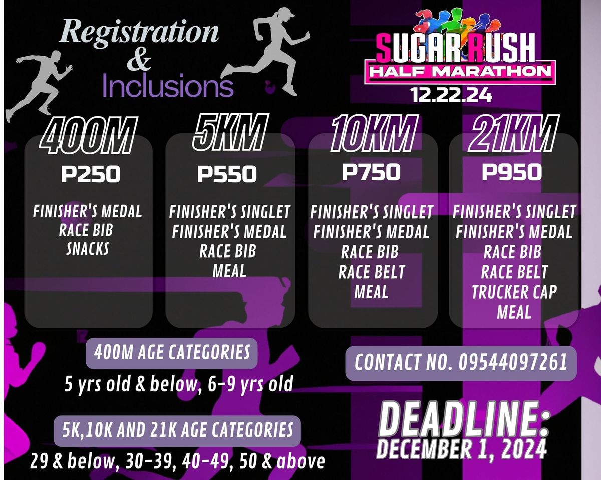 Sugar Rush Half Marathon 2024