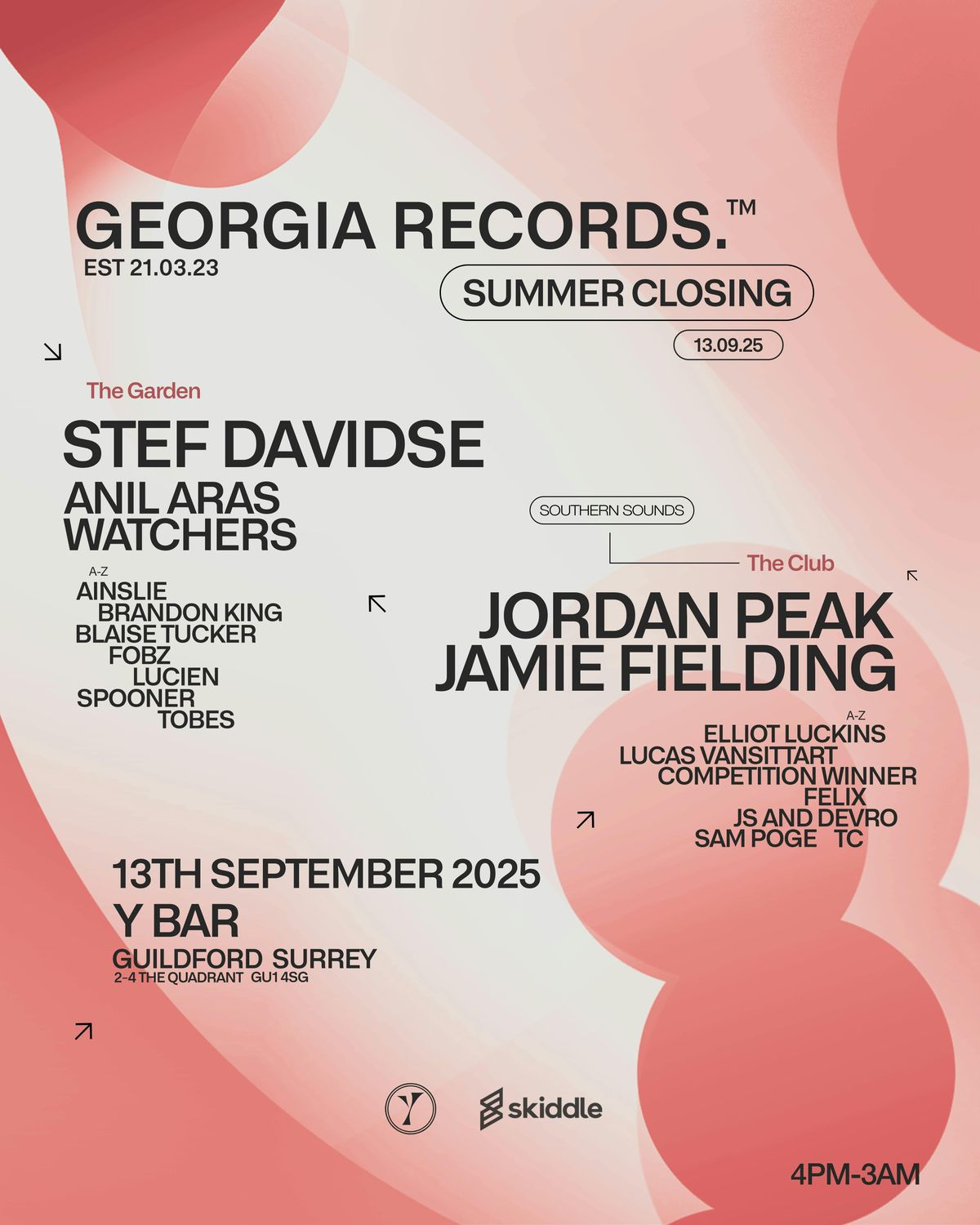 Georgia Records: Summer Closing Party @ Y Bar