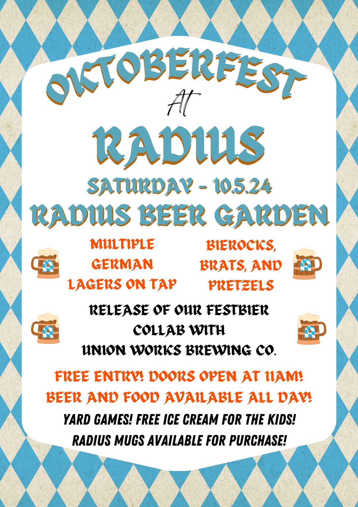 Oktoberfest at Radius!