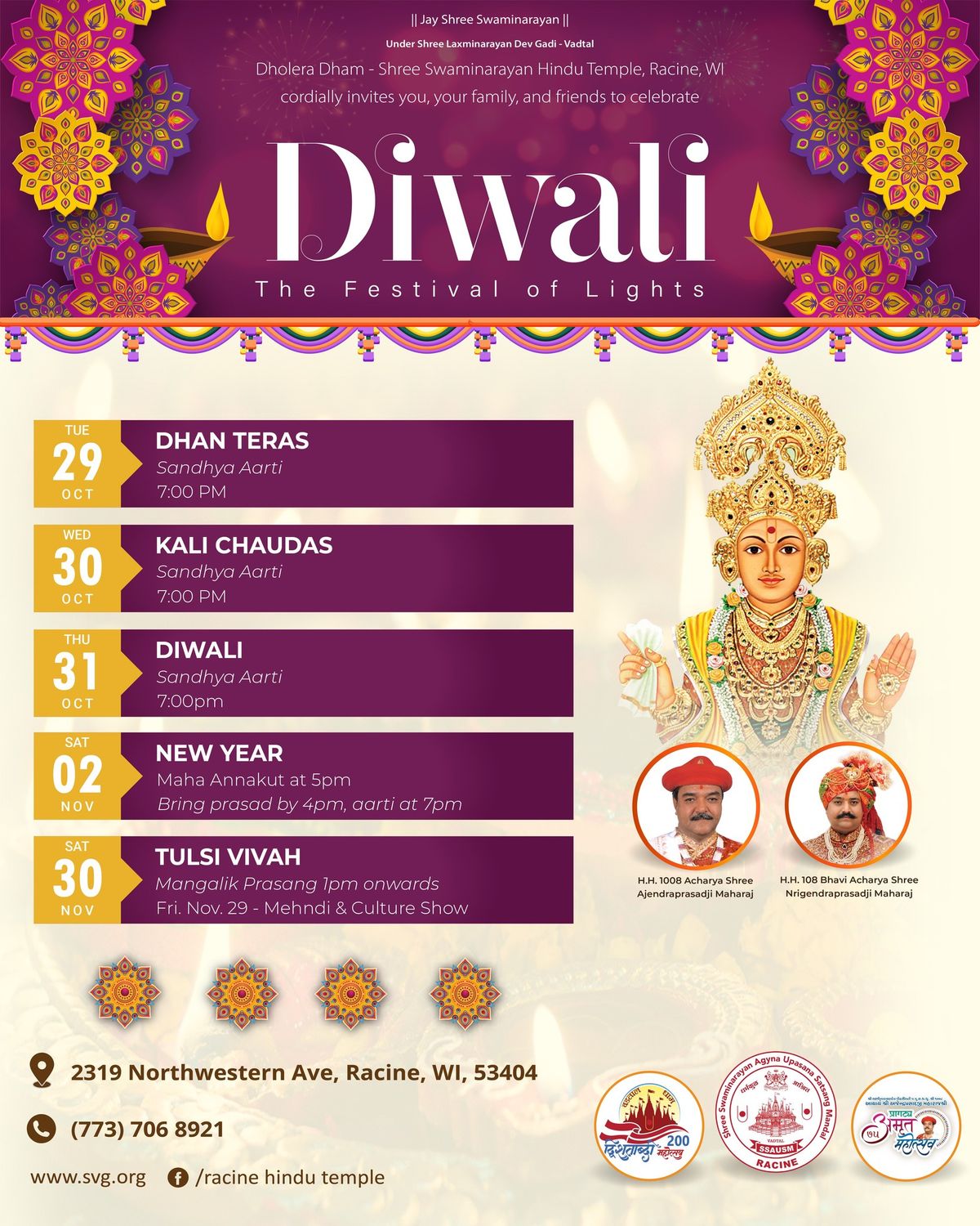 Diwali & New Year Celebrations