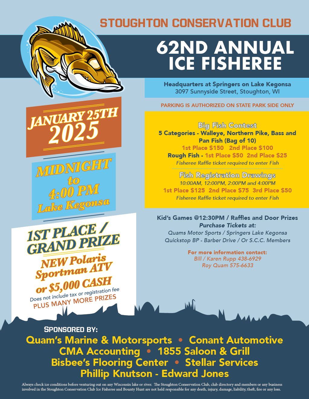 Stoughton Conservation Club Ice Fisheree