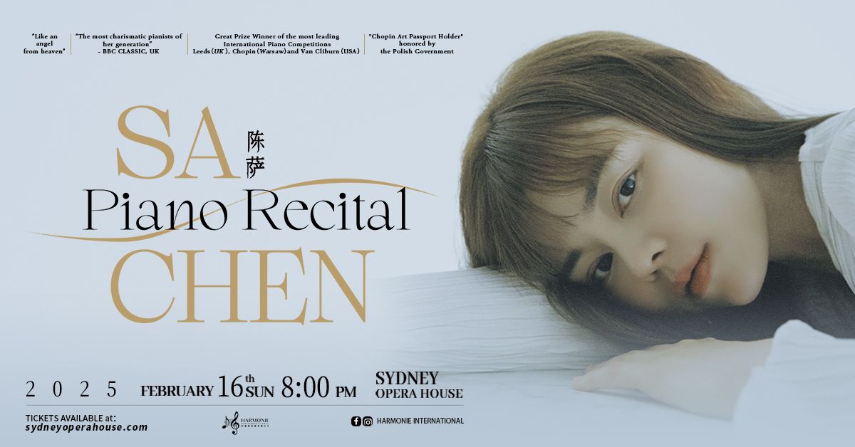 Sa Chen Piano Recital Australia Tour