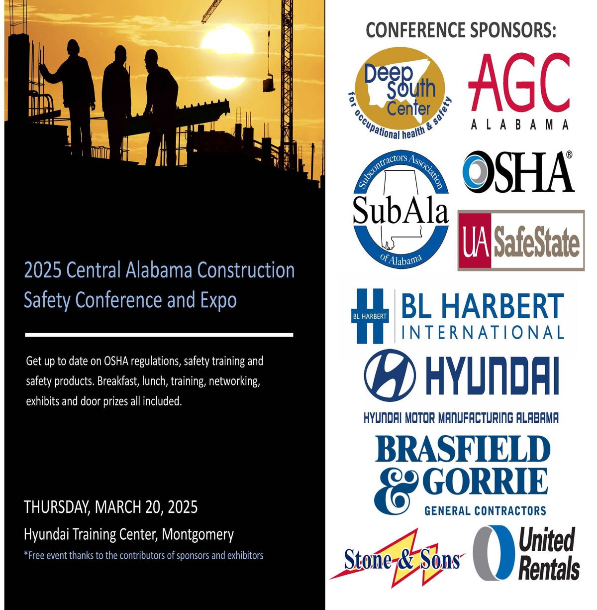 2025 Central Alabama Construction Safety Conference and Expo