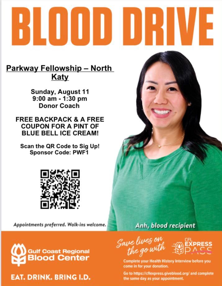 Give Blood w\/ the Gulf Coast Regional Blood Center