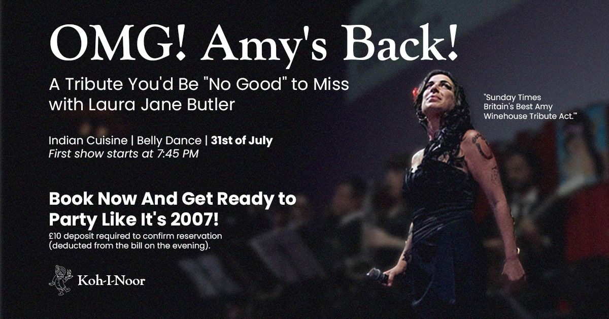 OMG! Amy's Back! | An Amy Winehouse Tribute Night by LauraJane Butler 