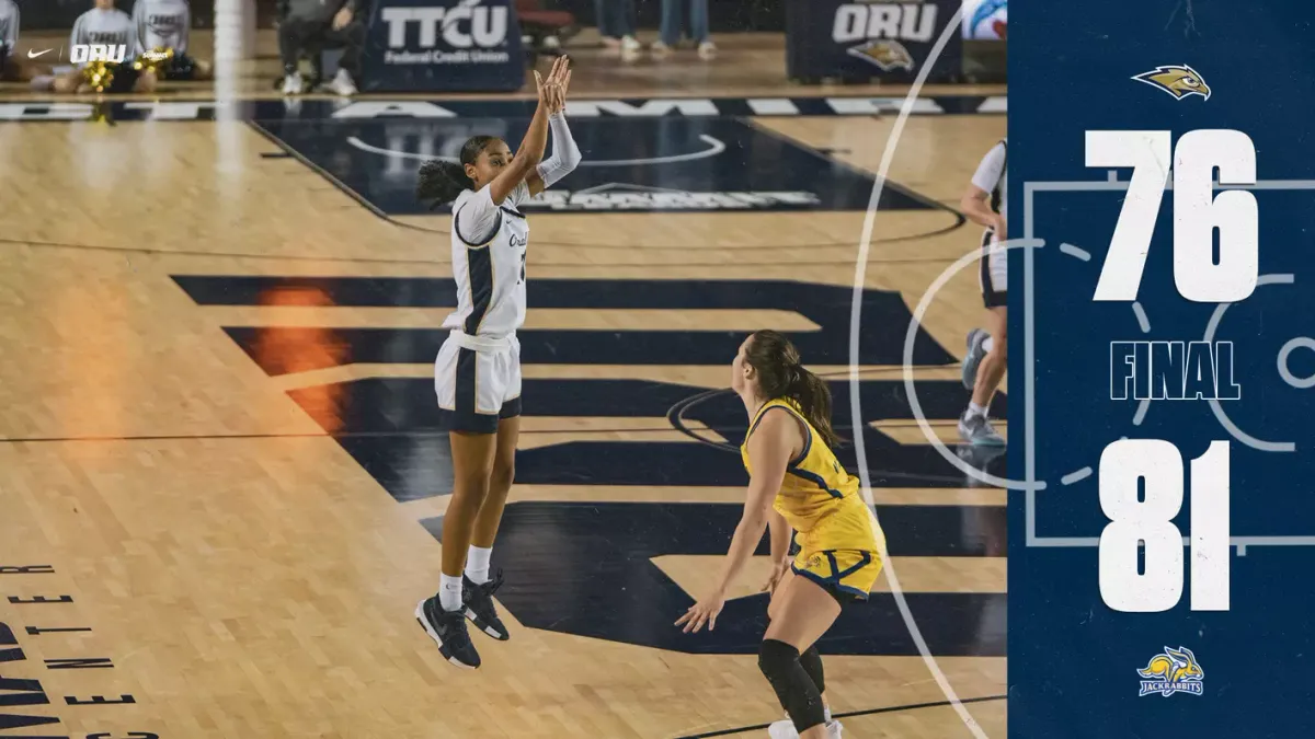 Oral Roberts Golden Eagles at South Dakota State Jackrabbits Womens Basketball