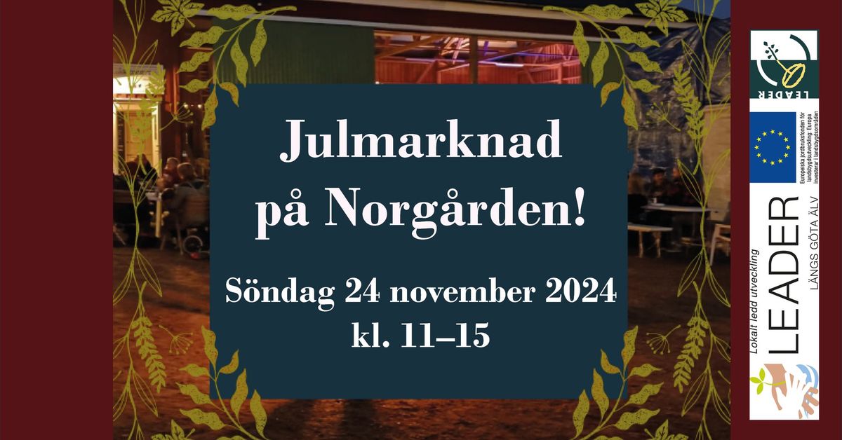 Julmarknad p\u00e5 Norg\u00e5rden i Skogome 