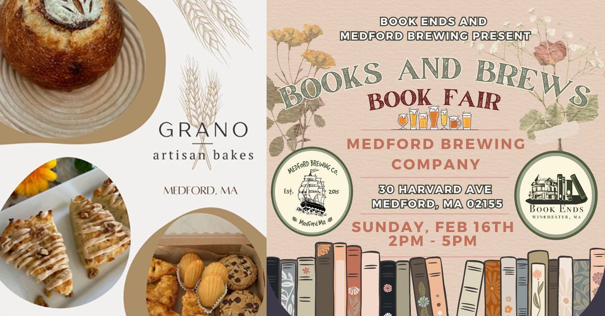 Books and Brews + Grano Artisan Bakes!