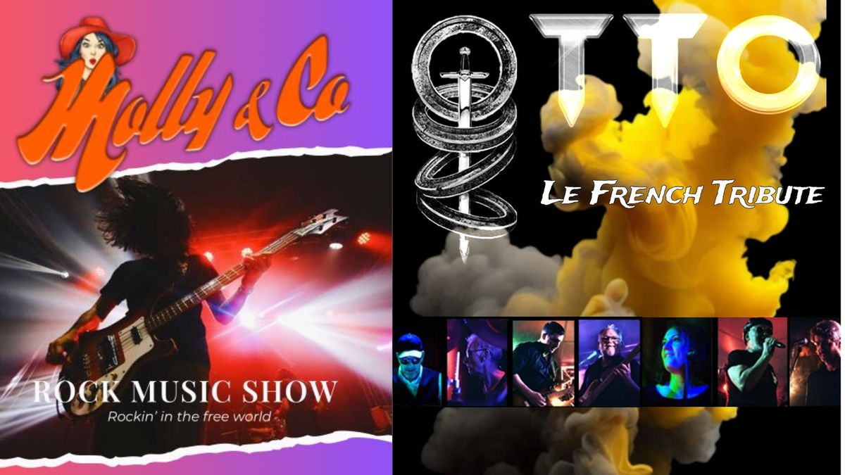 CONCERTS 2 GROUPES AVEC "MOLLY & CO"+ "OTTO"(tribute Toto)