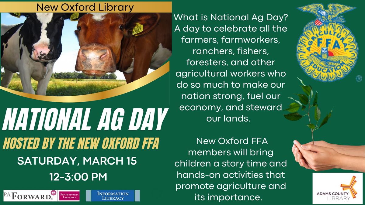 National Ag Day Hosted by The New Oxford FFA