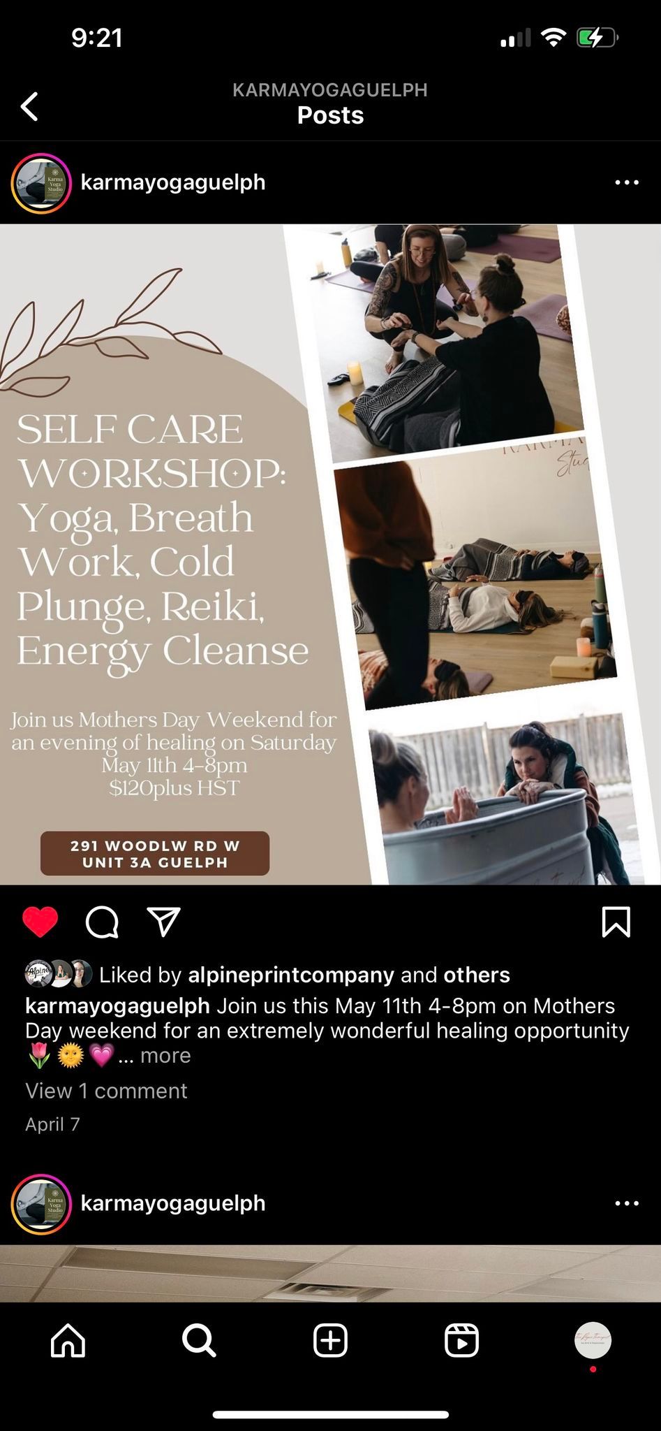 Self Care Workshop; Yoga, Breath Work, Cold Plunge, Reiki, Energy Cleanse
