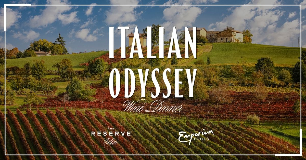 Italian Odyssey: Reserve Cellar Exclusive Wine Dinner