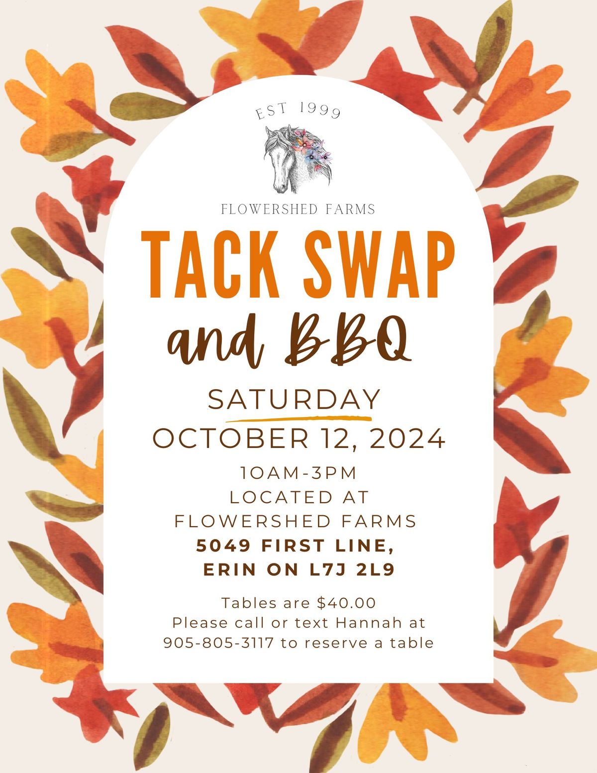 Tack Swap & BBQ