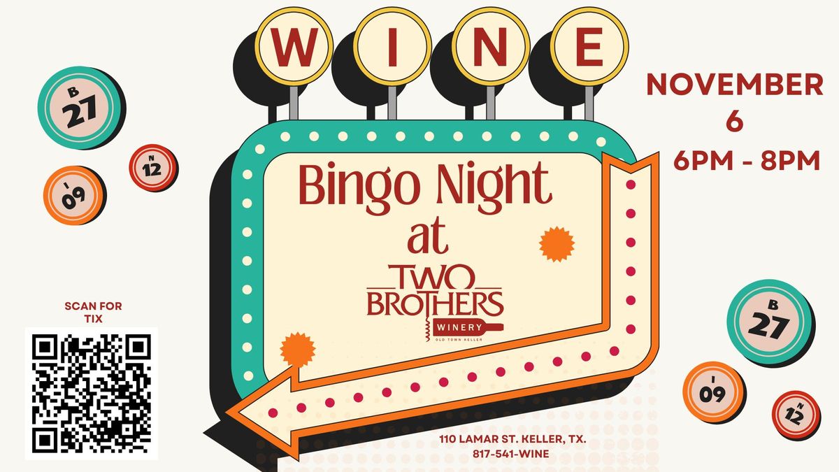 Bingo Night at Two Brothers Winery