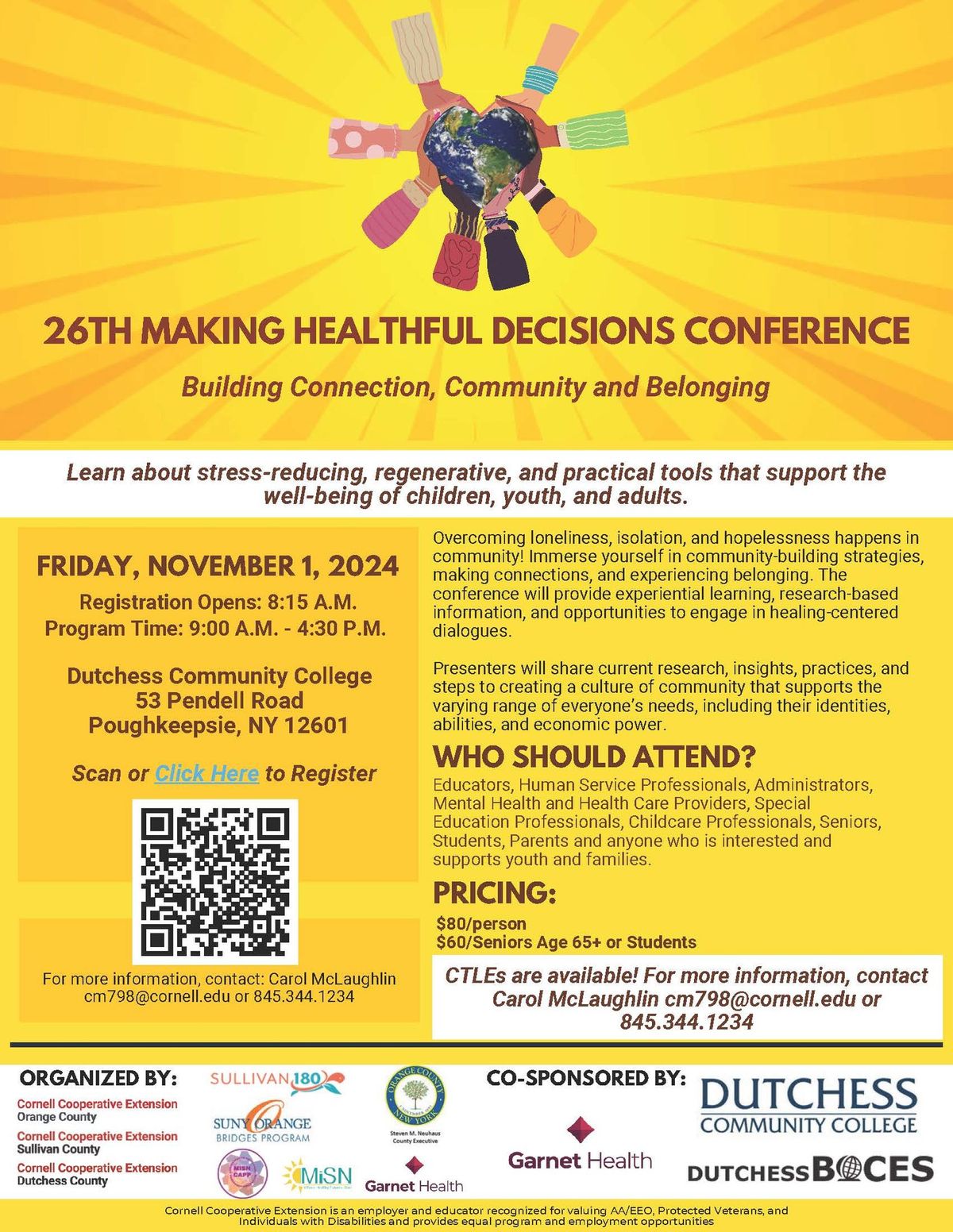 Making Healthful Decisions Conference 2024