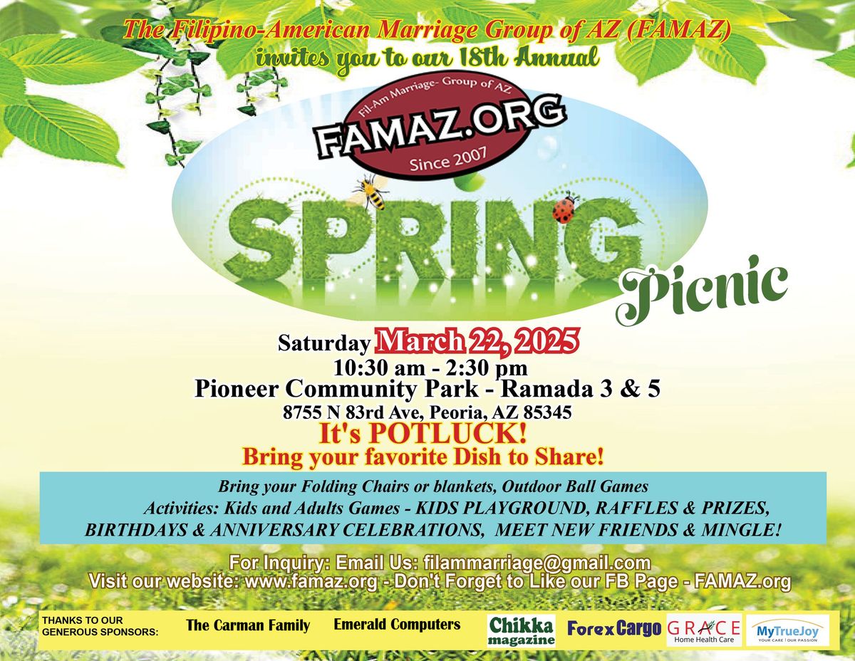 FAMAZ Spring Picnic 2025