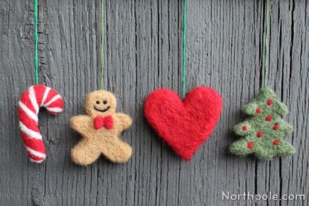 Needle felt Christmas Decorations Workshop