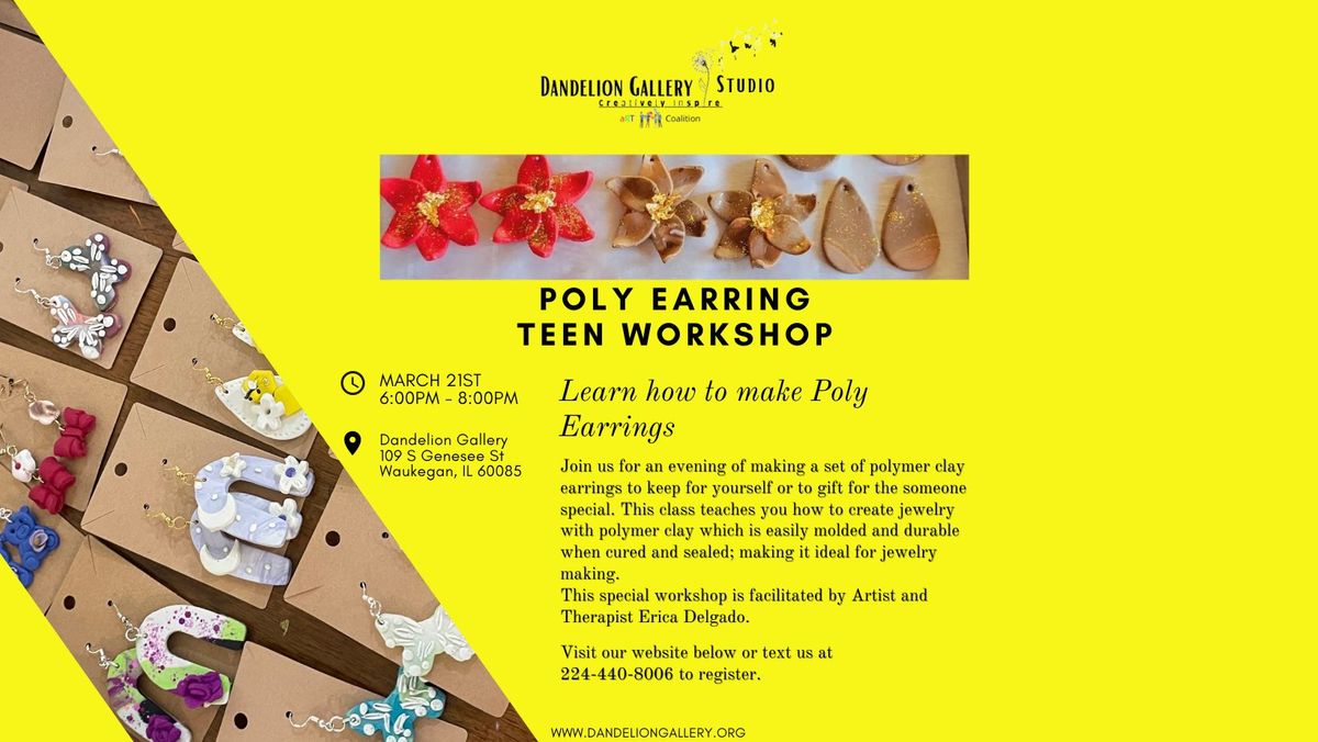 Poly Earring Making Workshop 