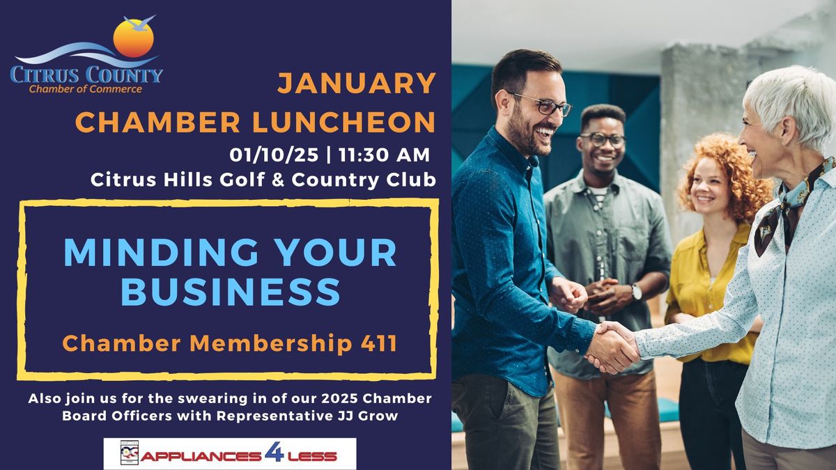 January Chamber Luncheon - Chamber 411