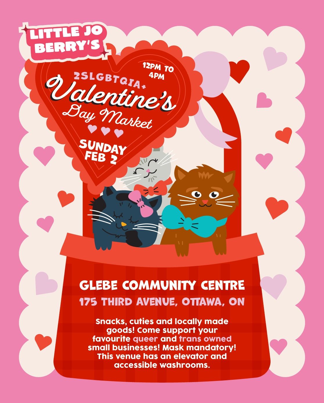 2SLGBTQIA+ Valentine\u2019s Day Market 