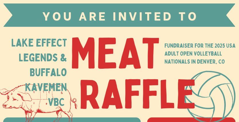 Meat Raffle: Lake Effect Legends & Buffalo Kavemen VBC