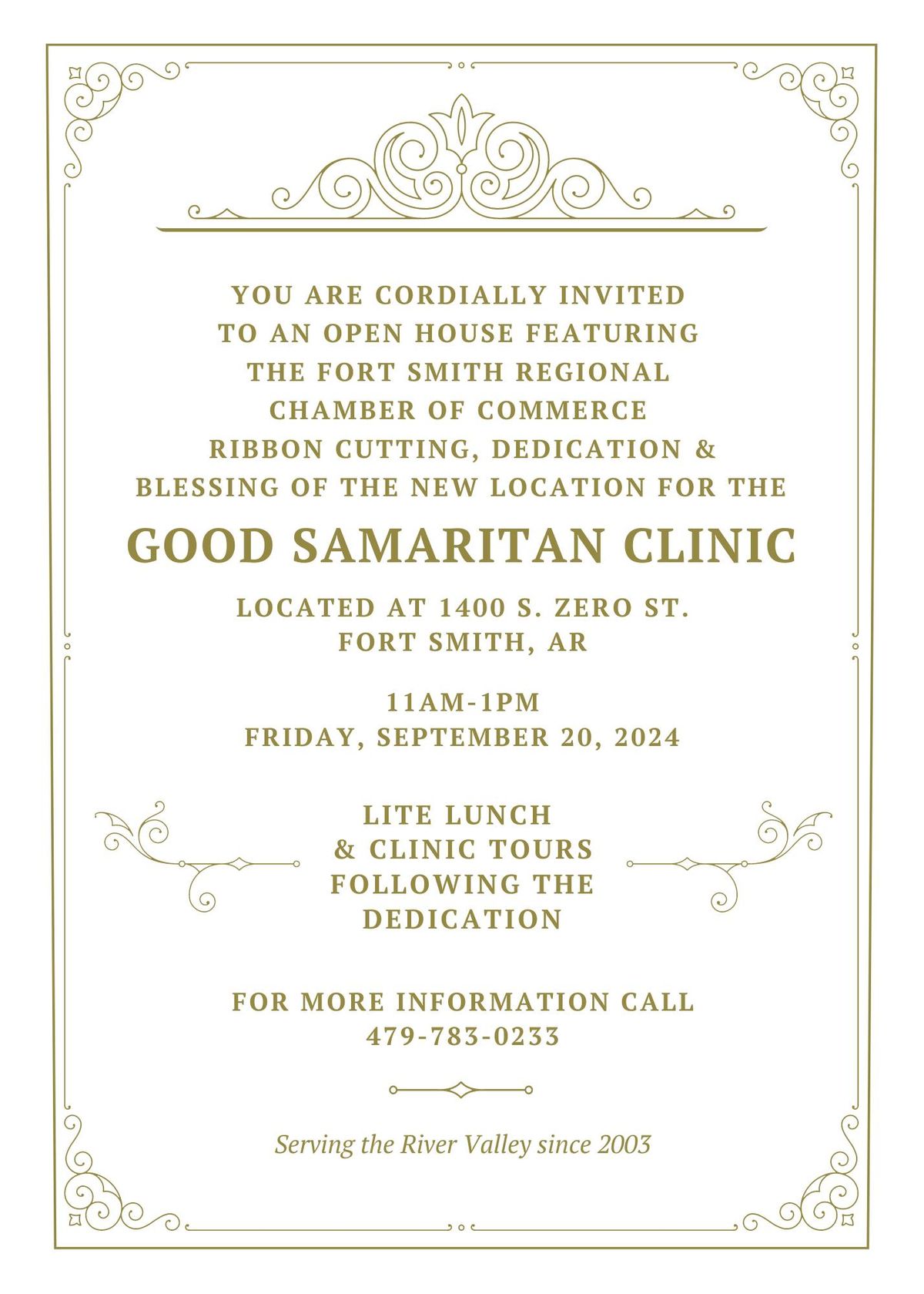 Ribbon Cutting for Good Samaritan Clinic- New Location