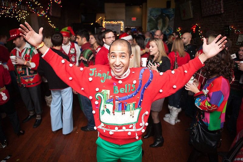 Ugly Holiday Sweater Vintage Swing Dance