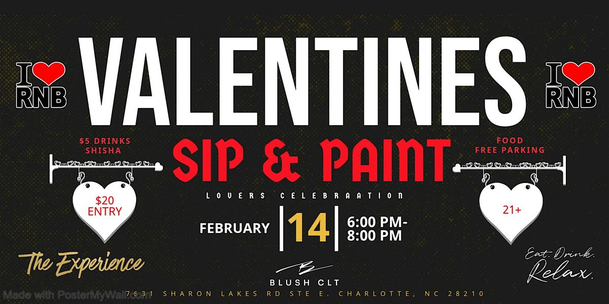 Valentines Day: R&B Sip & Paint