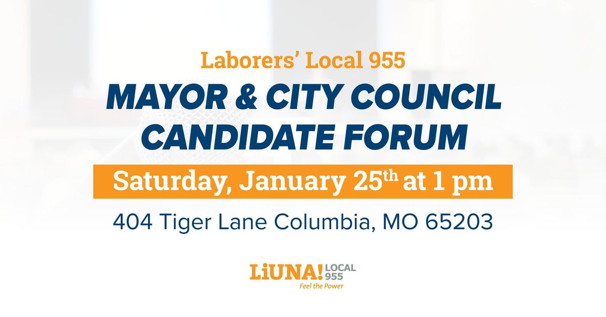 Columbia Mayor & City Council Candidate Forum