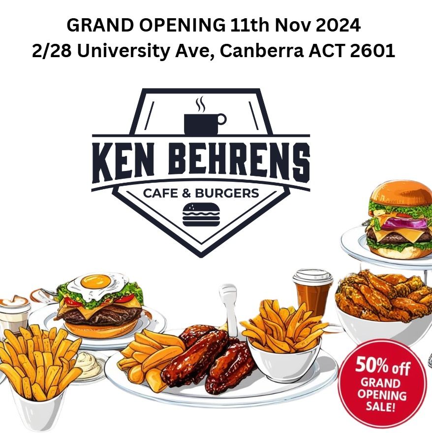 Ken Behrens Cafe & Burgers Grand Opening