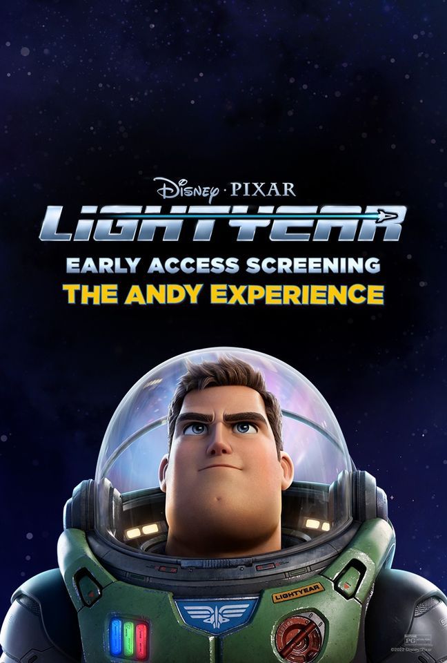 Lightyear Early Access Screening: The Andy Experience in Titan Luxe with Dolby Atmos