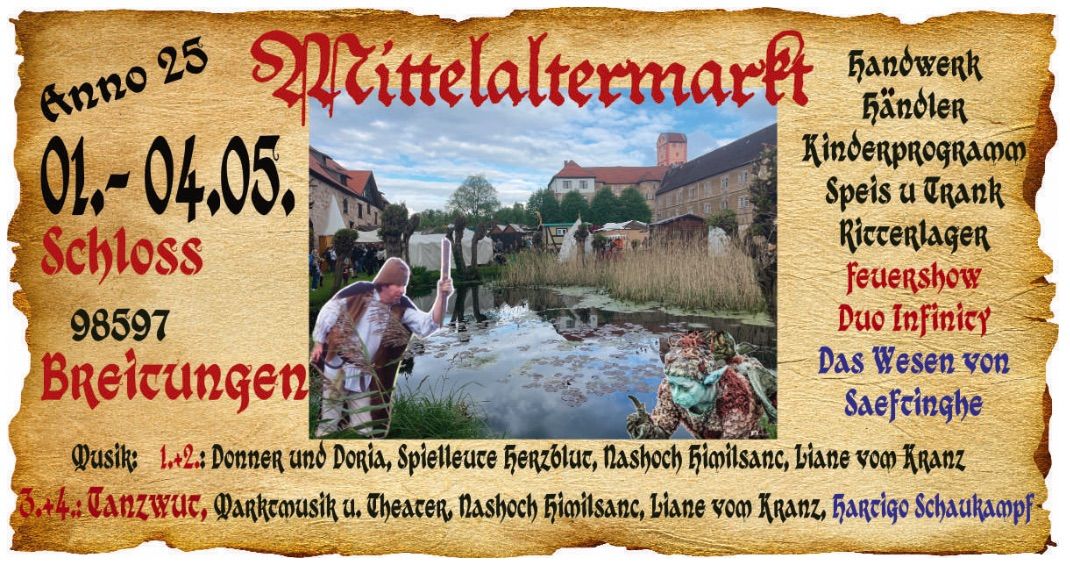 Mittelaltermarkt Schloss Herrenbreitungen 