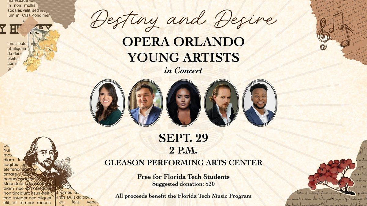 Destiny and Desire: Opera Orlando Young Artists in Concert