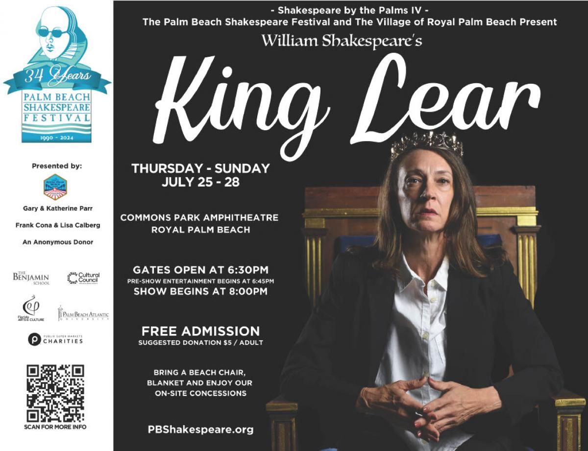 Shakespeare by the Palms IV - Encore Presentation of: "King Lear"