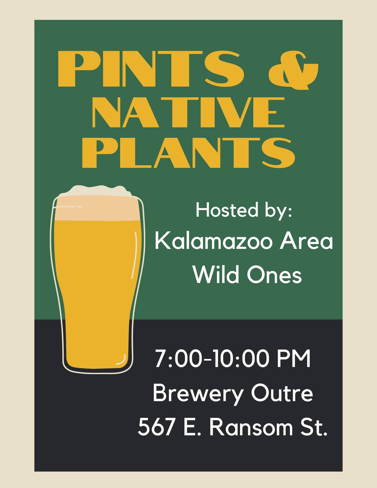 Pints & Native Plants - February