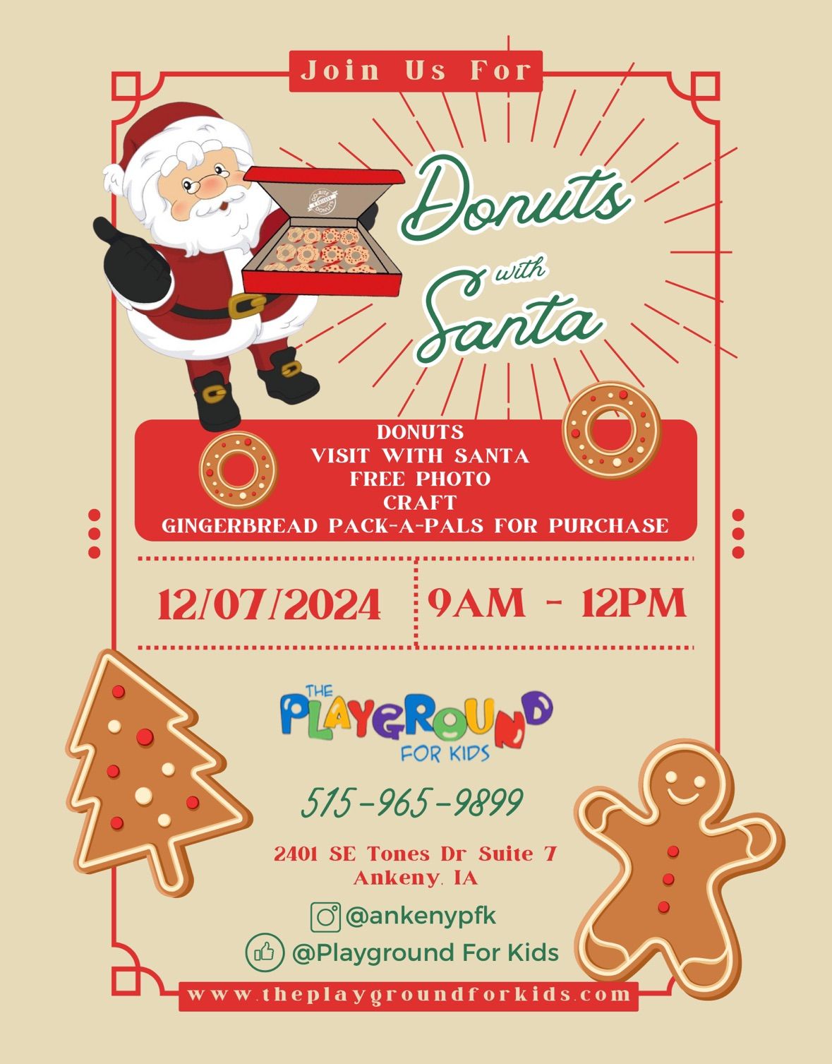 Donuts with Santa!