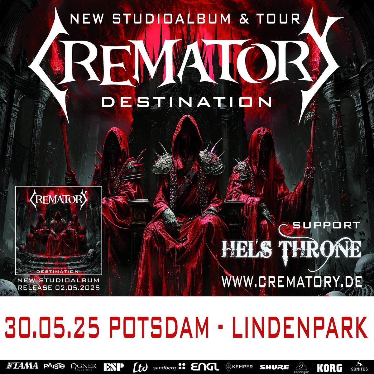 CREMATORY live im Lindenpark Potsdam