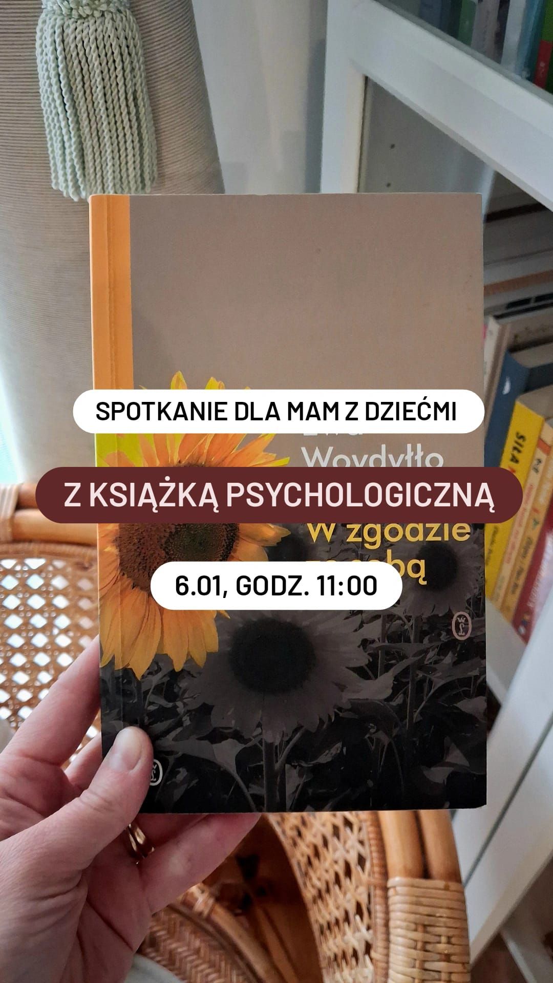 Spotkanie dla mam z ksi\u0105\u017ck\u0105 psychologiczn\u0105 - prze\u017cyj 2025 rok w zgodzie ze sob\u0105