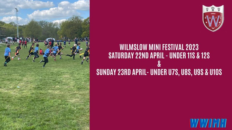 Wilmslow RUFC Mini Festival 2023, Wilmslow Rugby Union Football Club ...