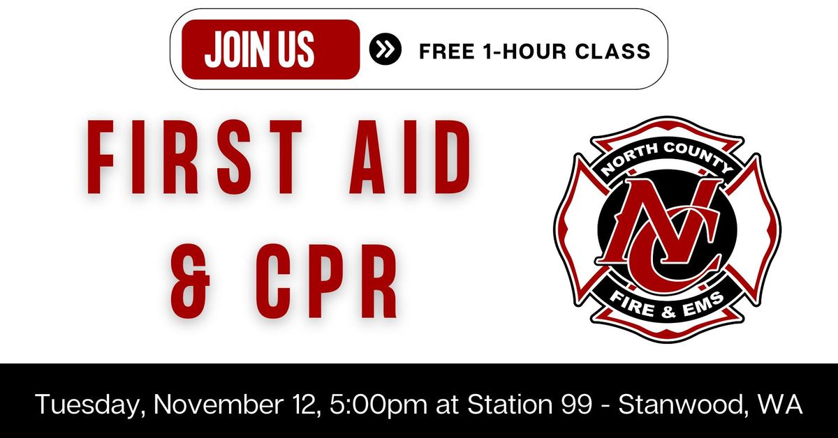 FREE Community CARES CLASS - First Aid & Hands only CPR