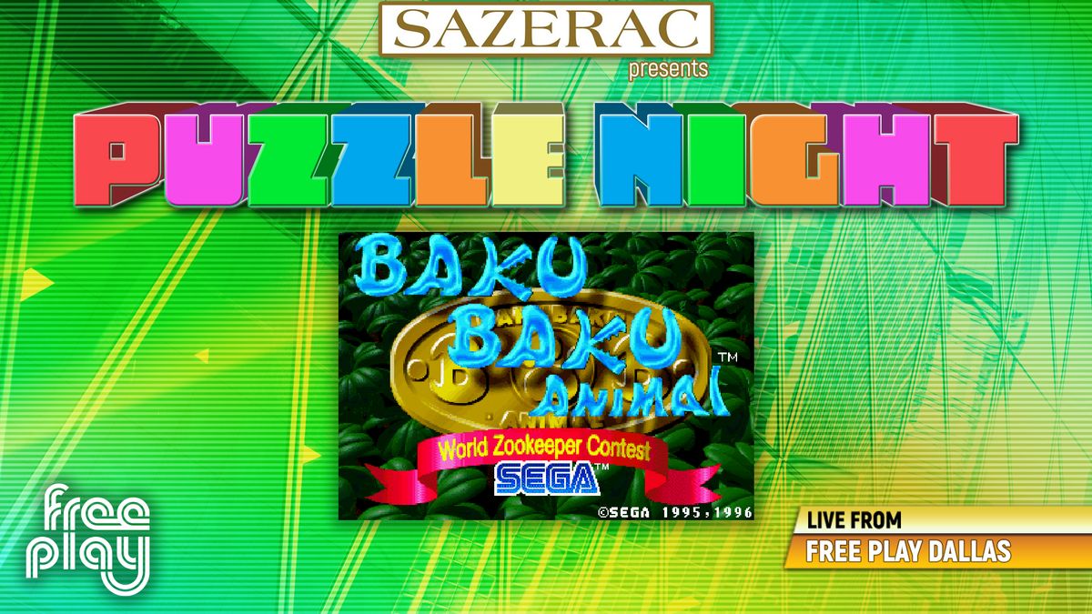 Sazerac presents: Puzzle Night - Baku Baku Animal
