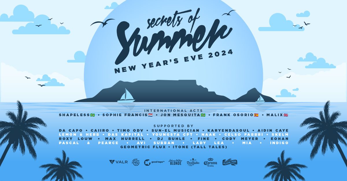 Secrets of Summer: New Year's Eve 2024, Cape Town