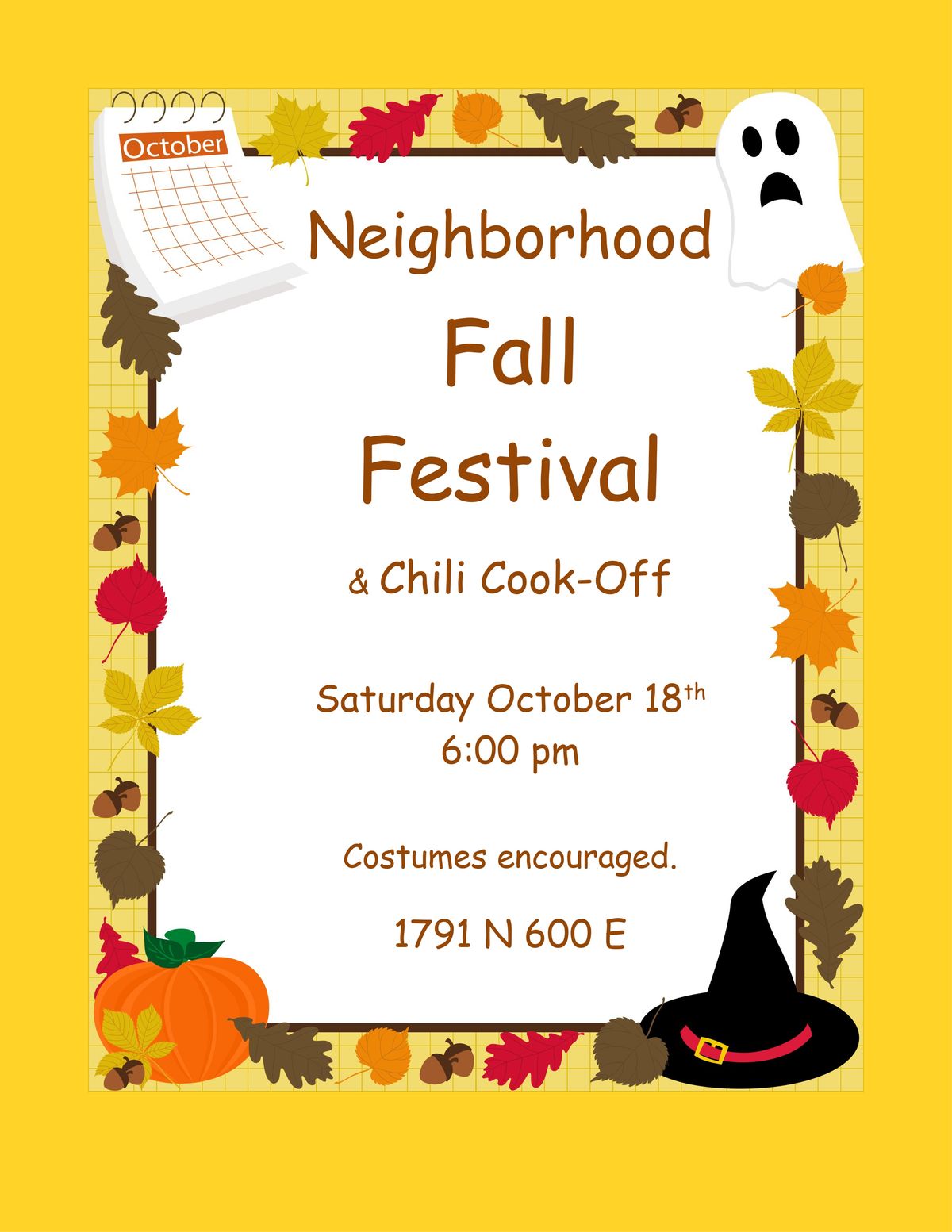 Fall Neighborhood Festival