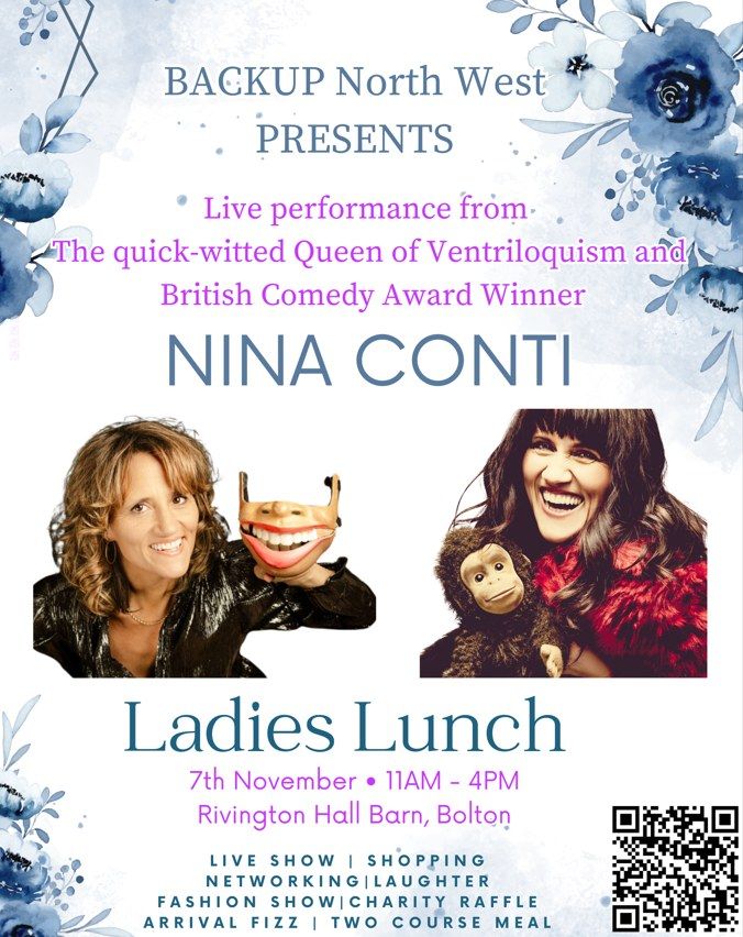 Laughter and Lip Service at Backup's Ladies Lunch with Nina Conti