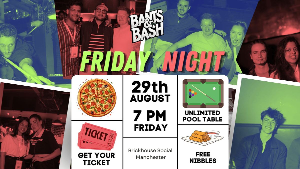 Friday Night Pool Social \u2013 Friendly Competition, Unlimited Games &amp; Up to \u00a3100 Prize Hamper