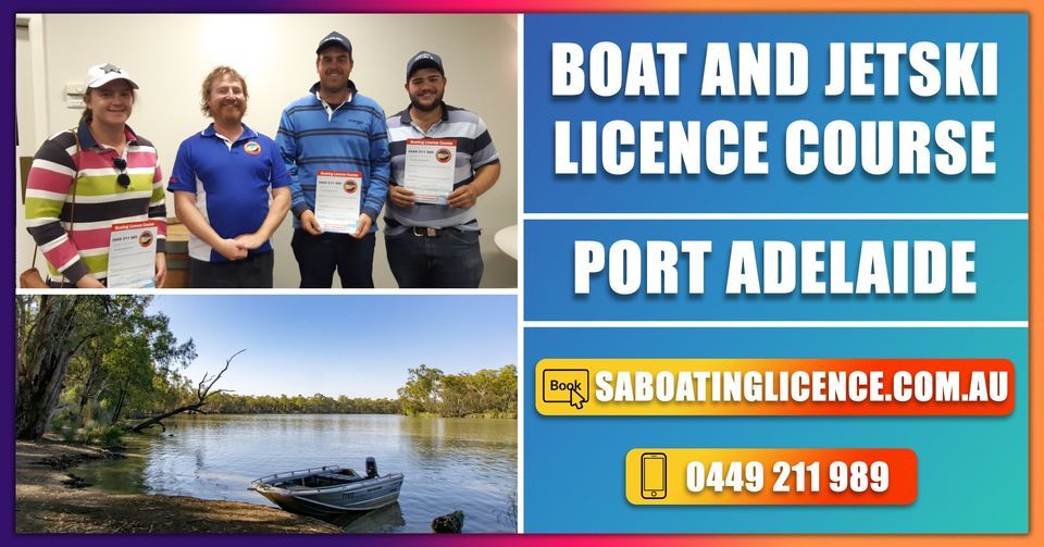 Port Adelaide Boat & Jetski Licence