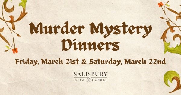 Murder Mystery Dinner