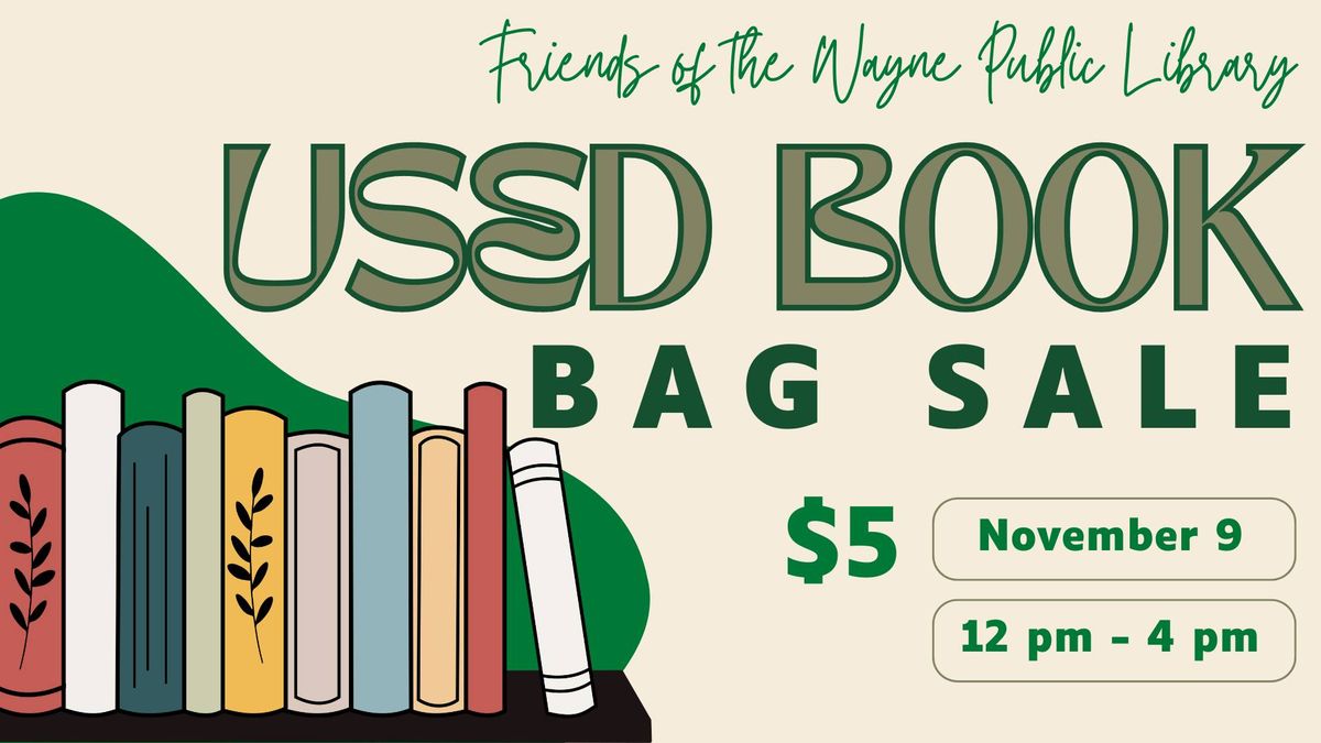 Friends of the Wayne Public Library Used Book Bag Sale